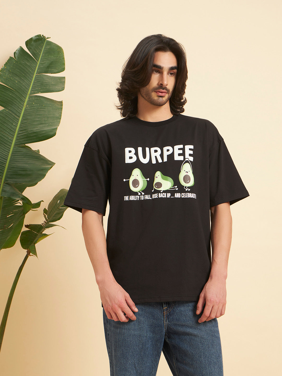 Oversized Athleisure Cotton T-Shirt – Burpee Edition