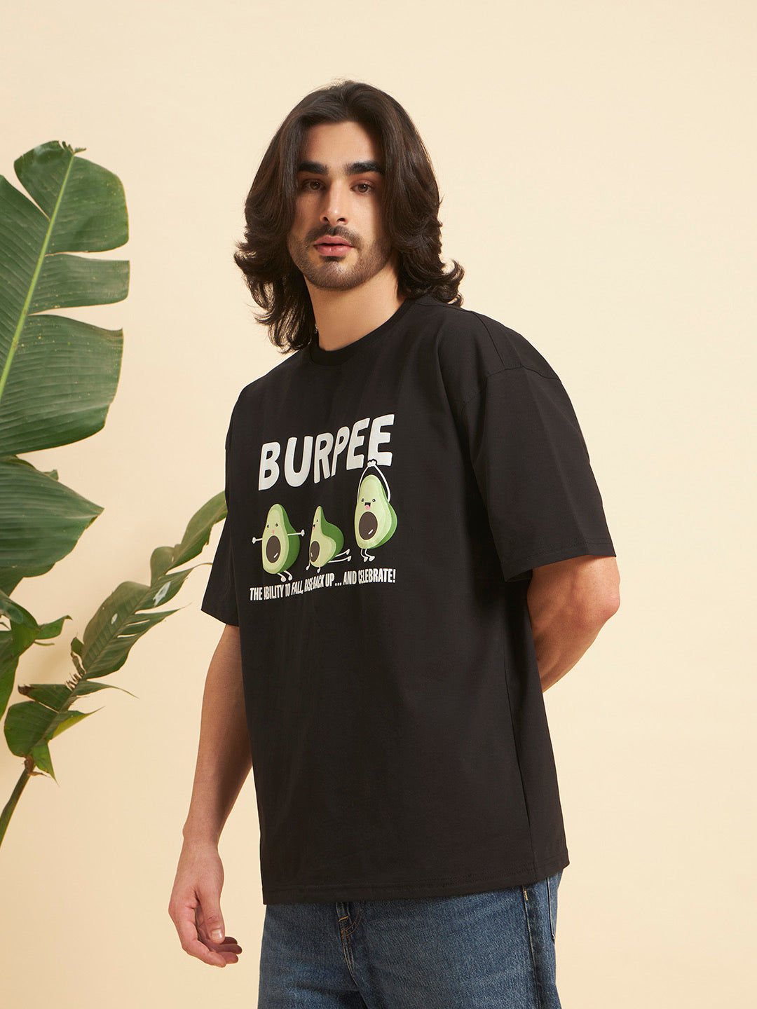 Oversized Athleisure Cotton T-Shirt – Burpee Edition