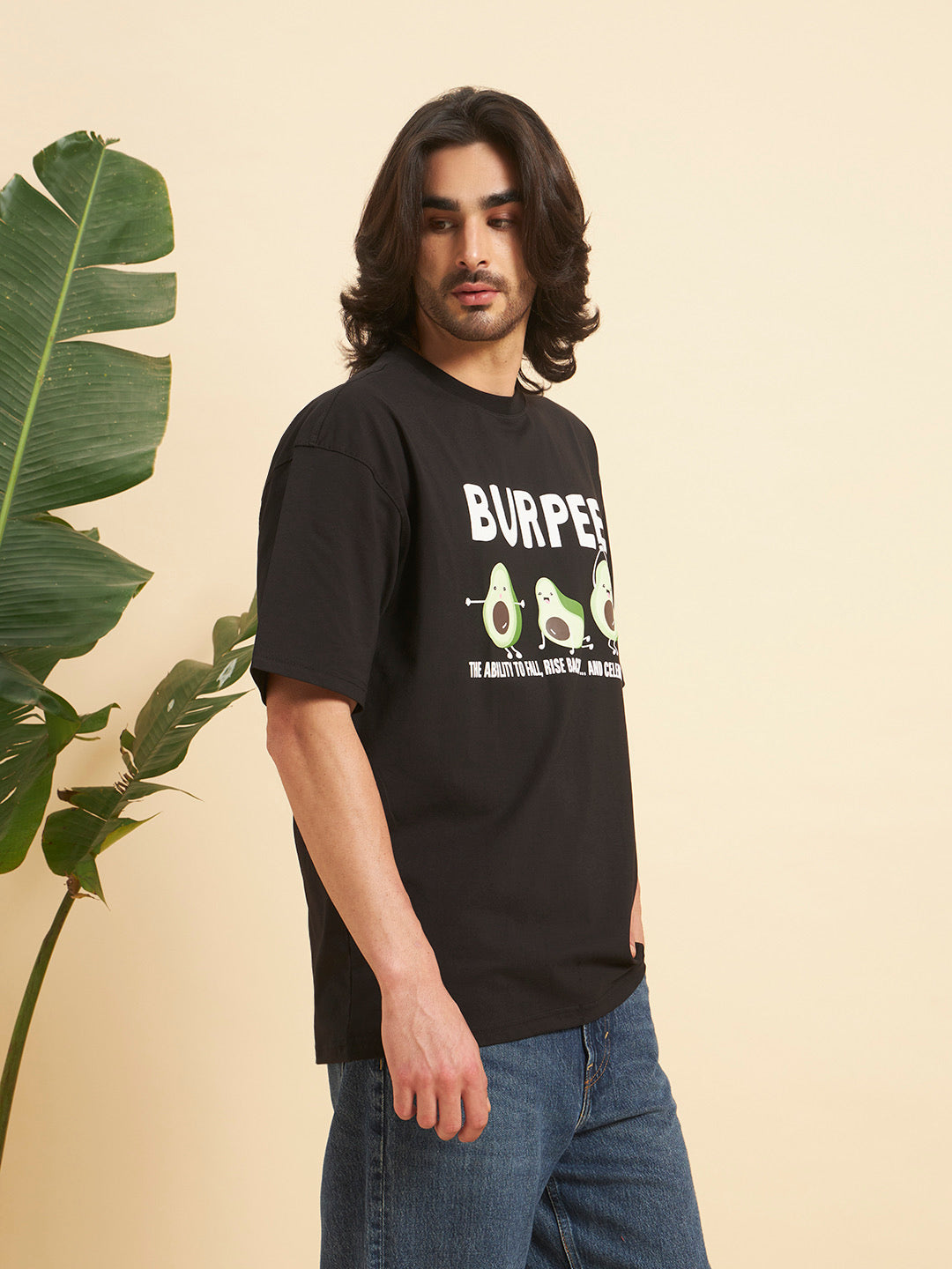 Oversized Athleisure Cotton T-Shirt – Burpee Edition