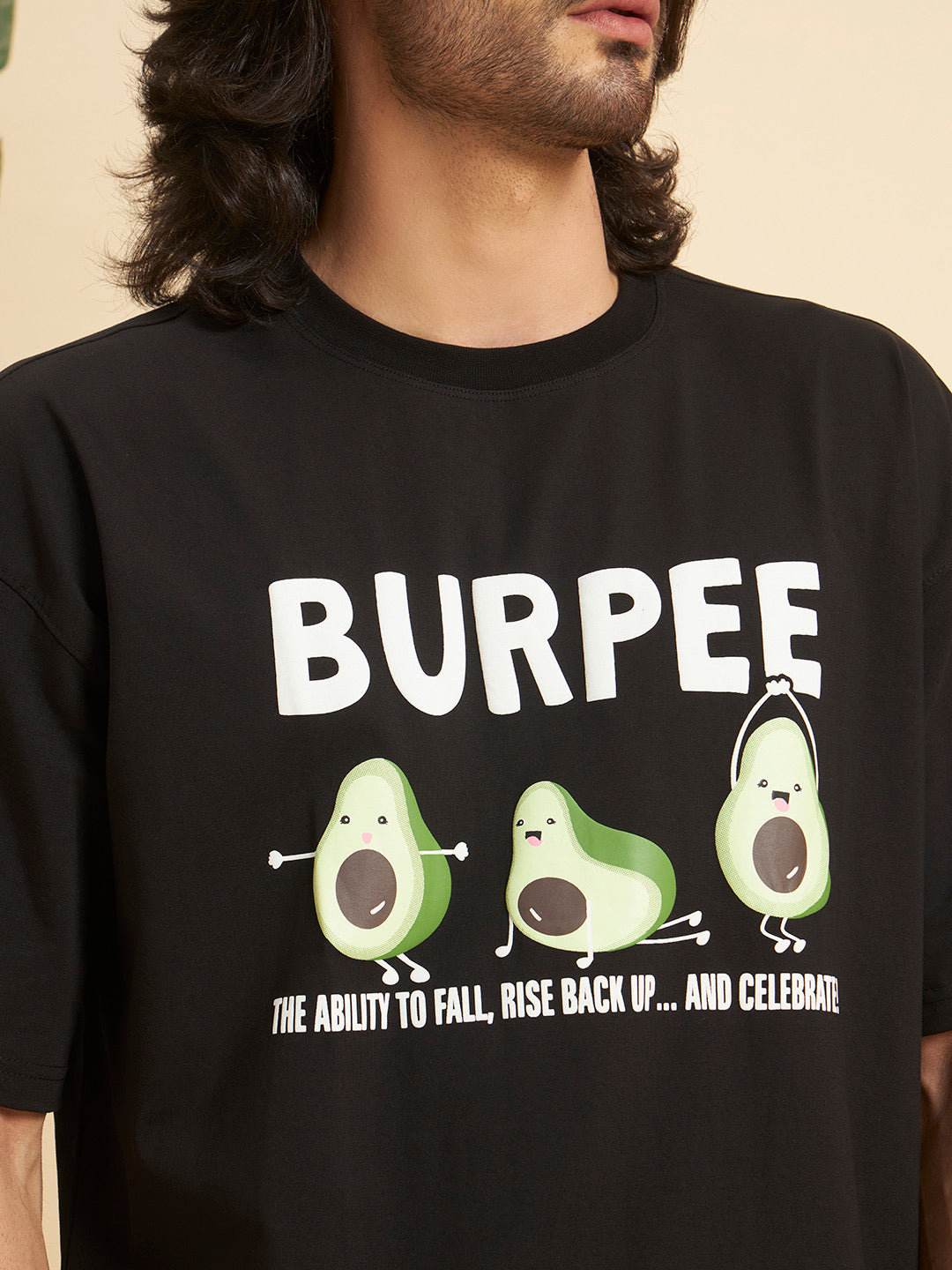 Oversized Athleisure Cotton T-Shirt – Burpee Edition