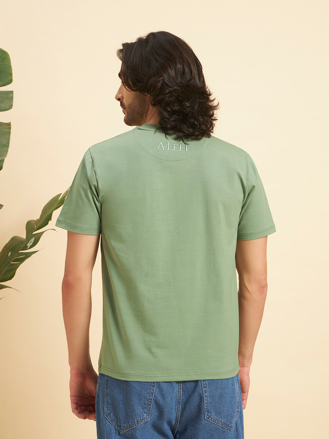 Regular Fit Premium Cotton T-Shirt – Moss