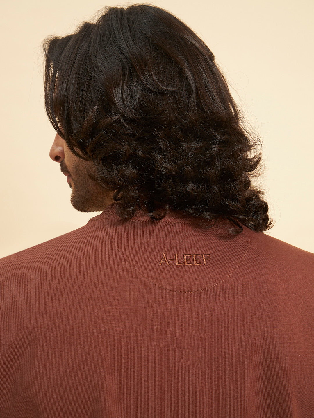 Oversized Premium Cotton T-Shirt – Terra