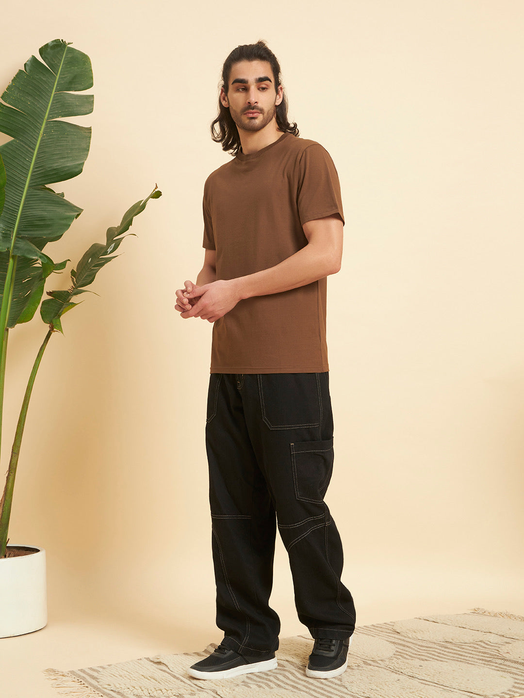 Regular Fit Premium Cotton T-Shirt – Cocoa