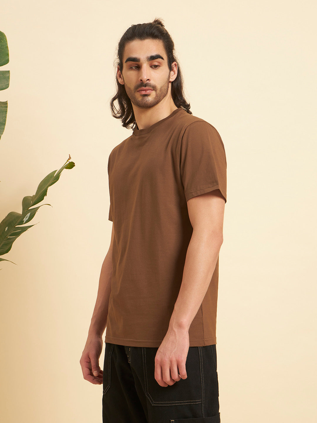 Regular Fit Premium Cotton T-Shirt – Cocoa