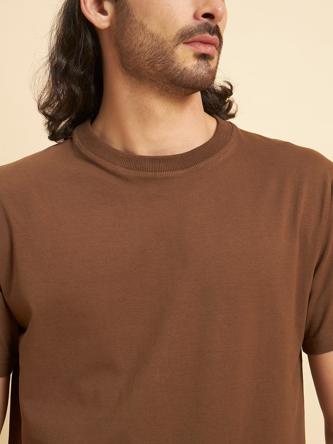 Regular Fit Premium Cotton T-Shirt – Cocoa