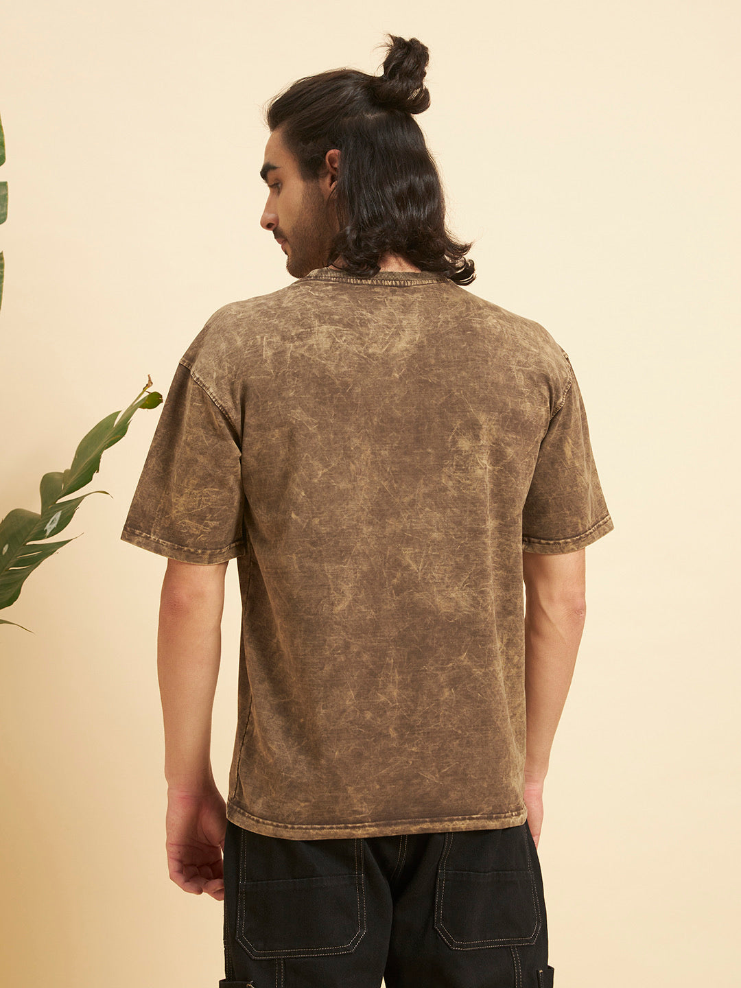 Oversized Premium Cotton T-Shirt – Earth Wash