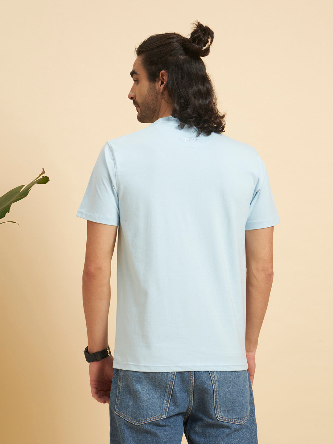 Regular Fit Premium Cotton T-Shirt – Sky