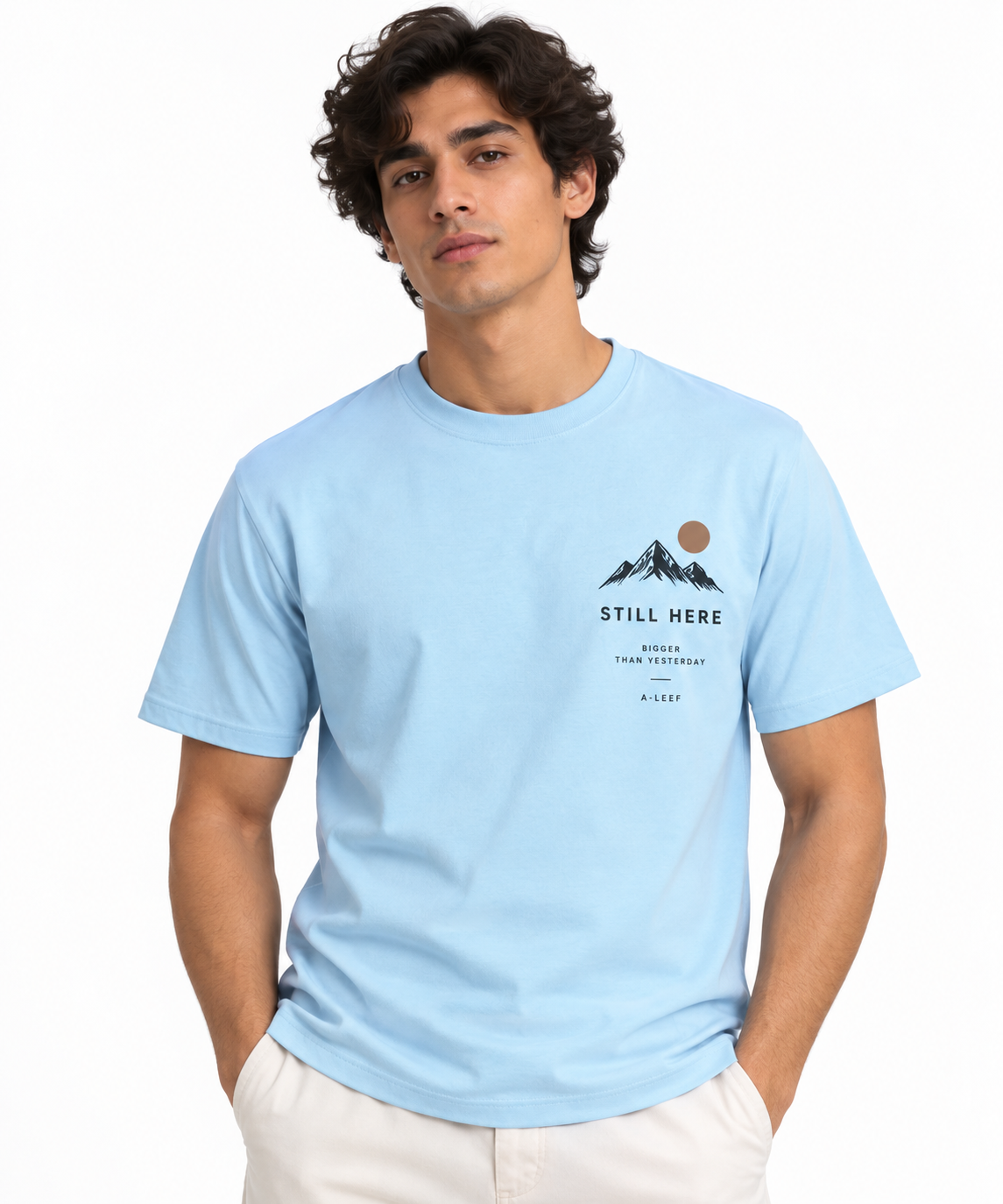Regular Fit Premium Cotton T-Shirt – Sky Sill Here