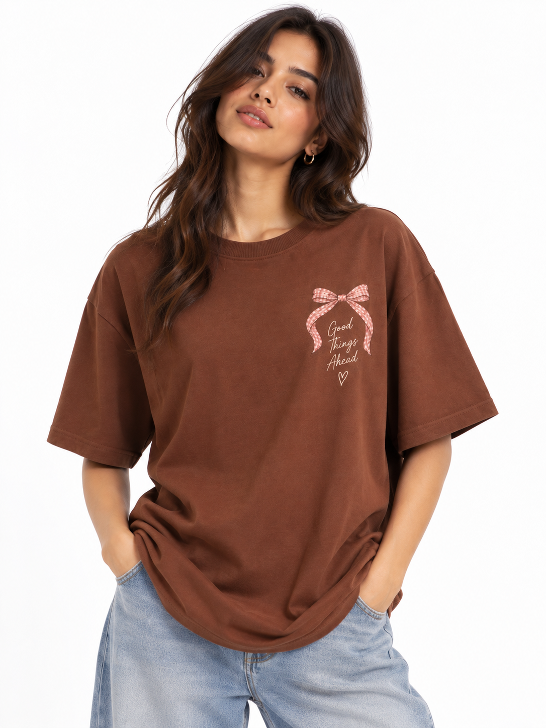 Oversized Premium Cotton T-Shirt – Terra (Her) cute