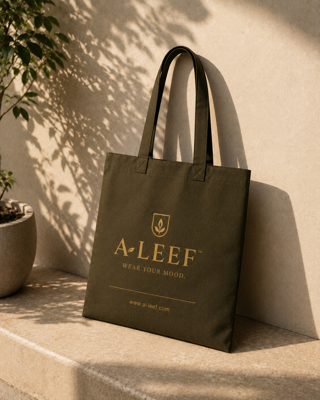 A-LEEF Heavyweight Cotton Tote