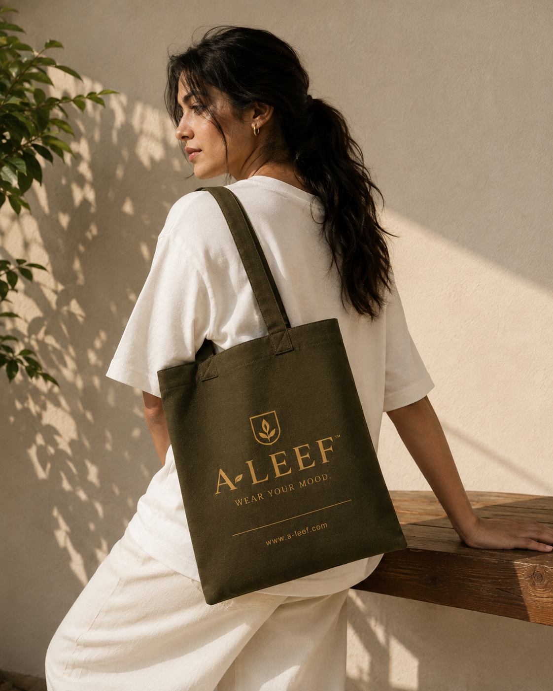 A-LEEF Heavyweight Cotton Tote