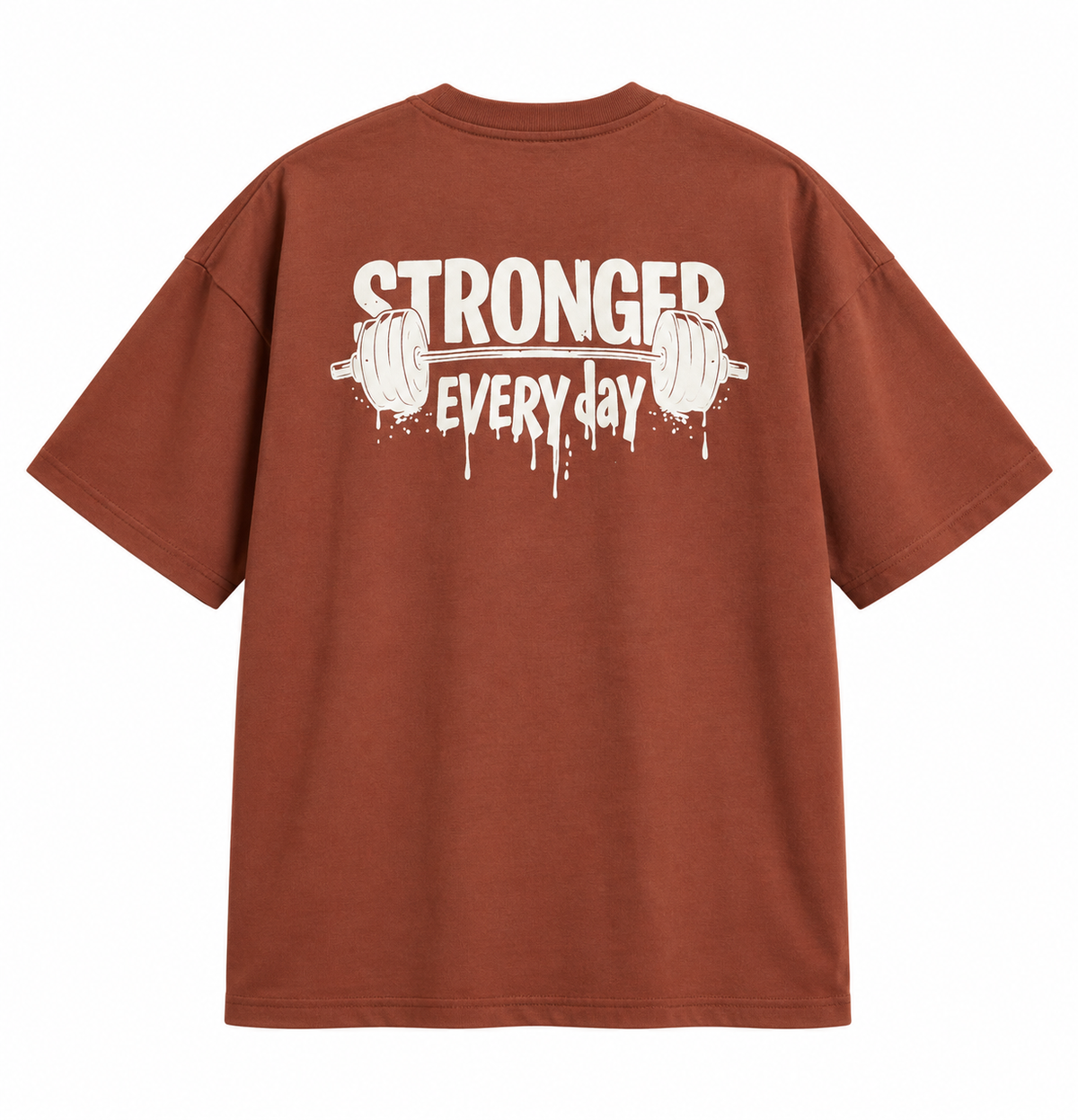 Oversized Athleisure Cotton T-Shirt – Hug & Protein Edition (Her)
