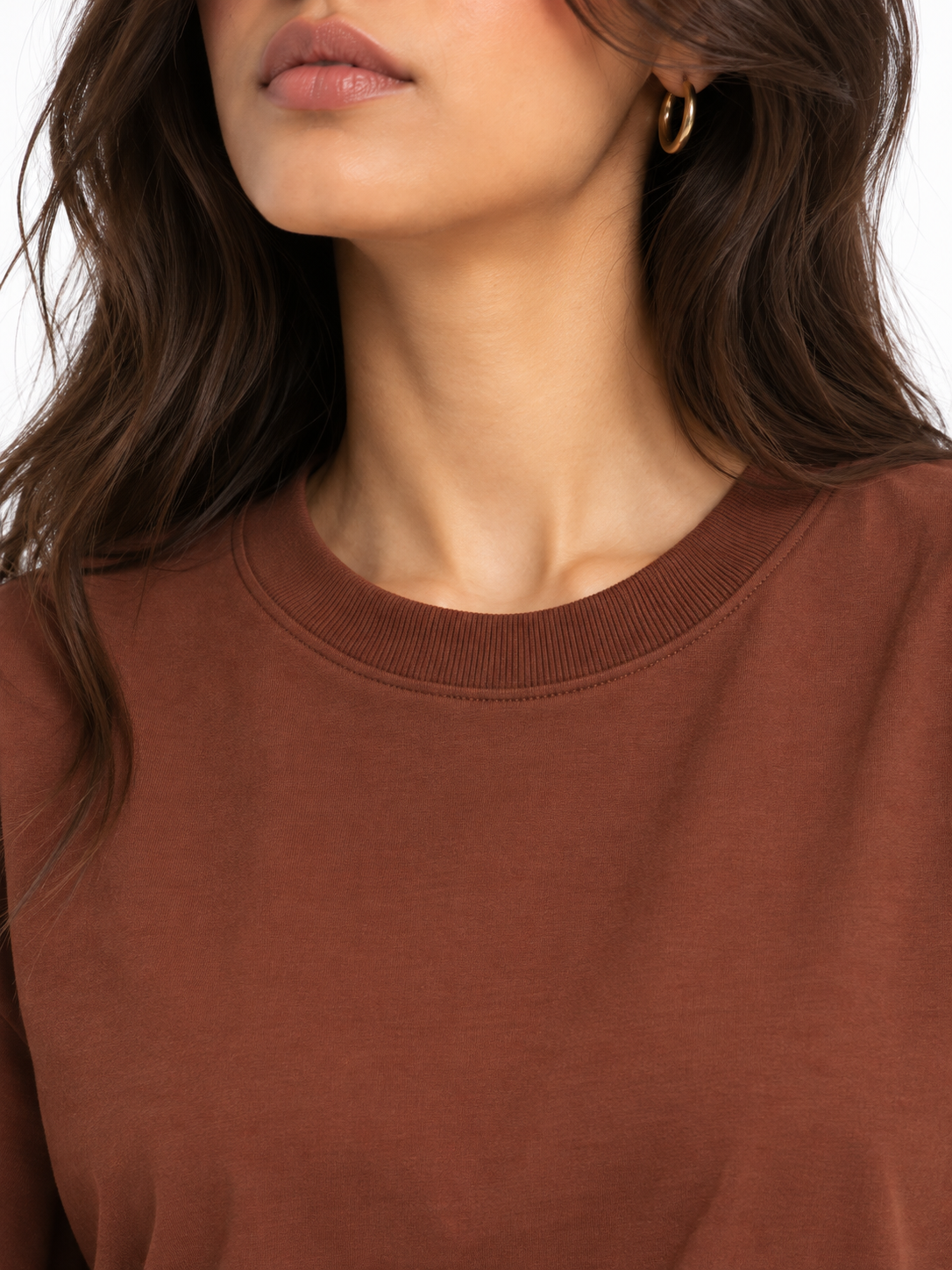 Oversized Premium Cotton T-Shirt – Terra (Her)