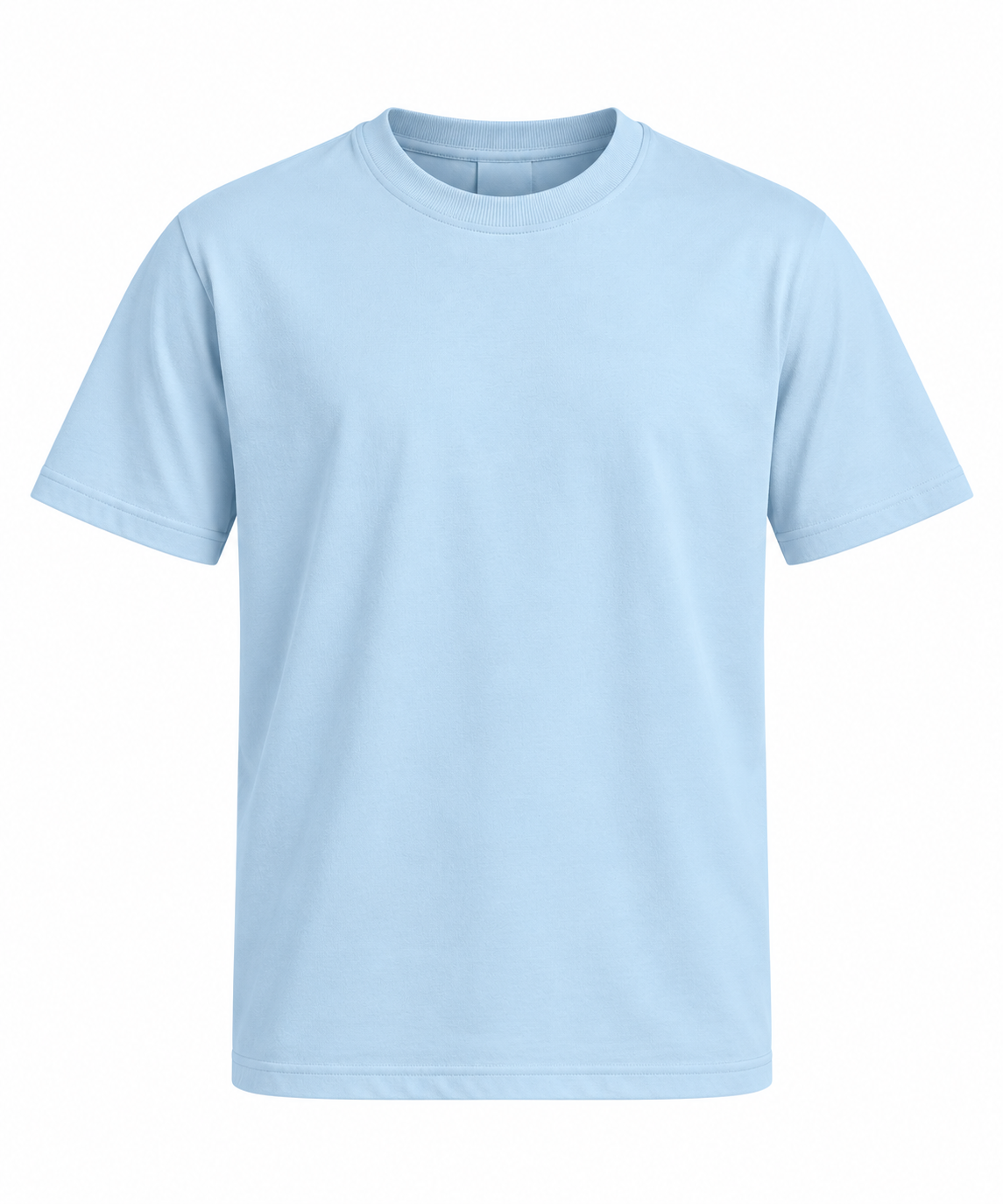 Regular Fit Premium Cotton T-Shirt – Sky