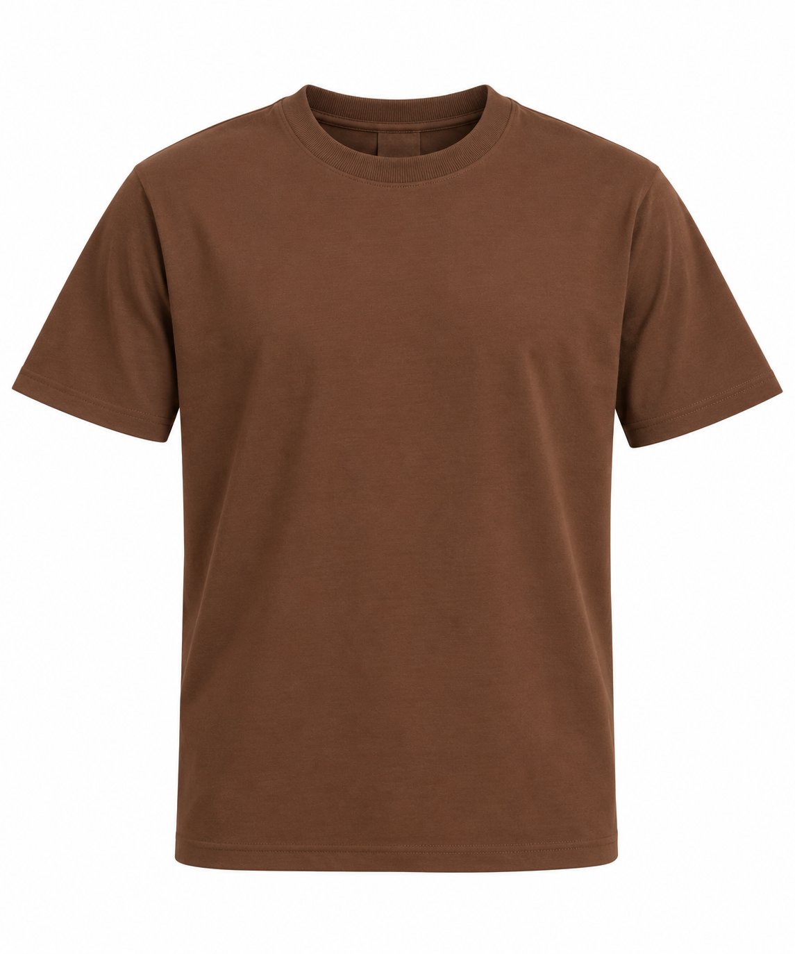 Regular Fit Premium Cotton T-Shirt – Cocoa