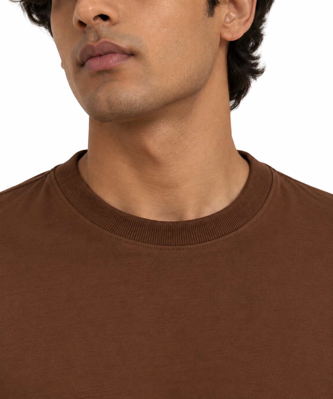 Regular Fit Premium Cotton T-Shirt – Cocoa