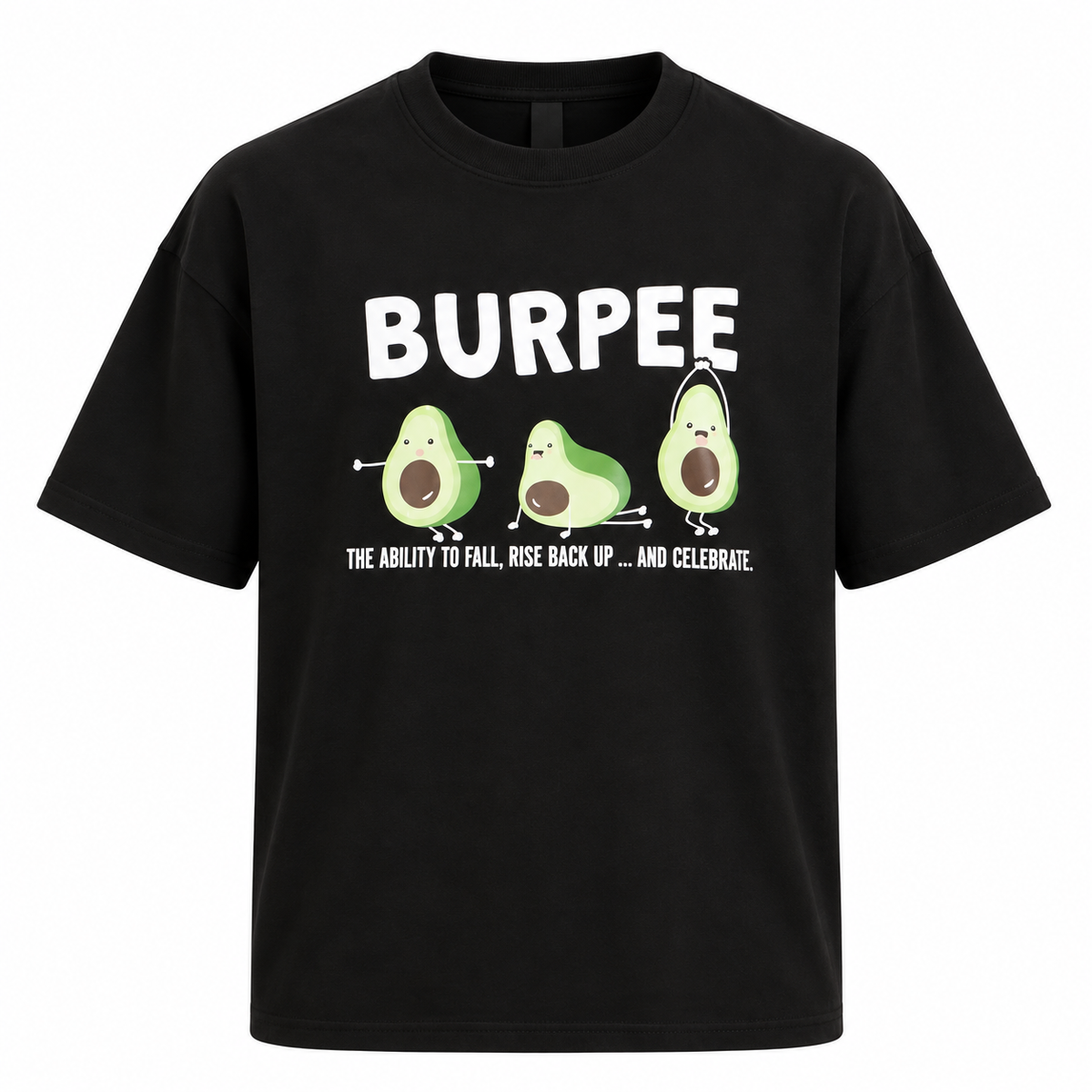 Oversized Athleisure Cotton T-Shirt – Burpee Edition