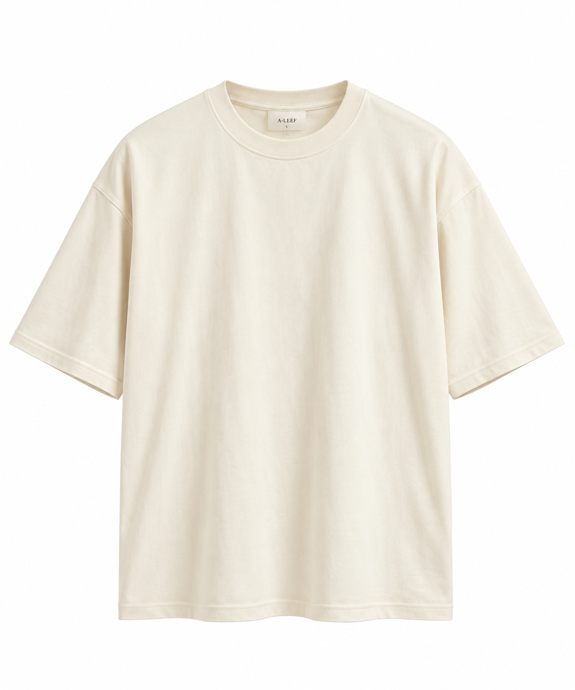 Oversized Premium Cotton T-Shirt – Ivory
