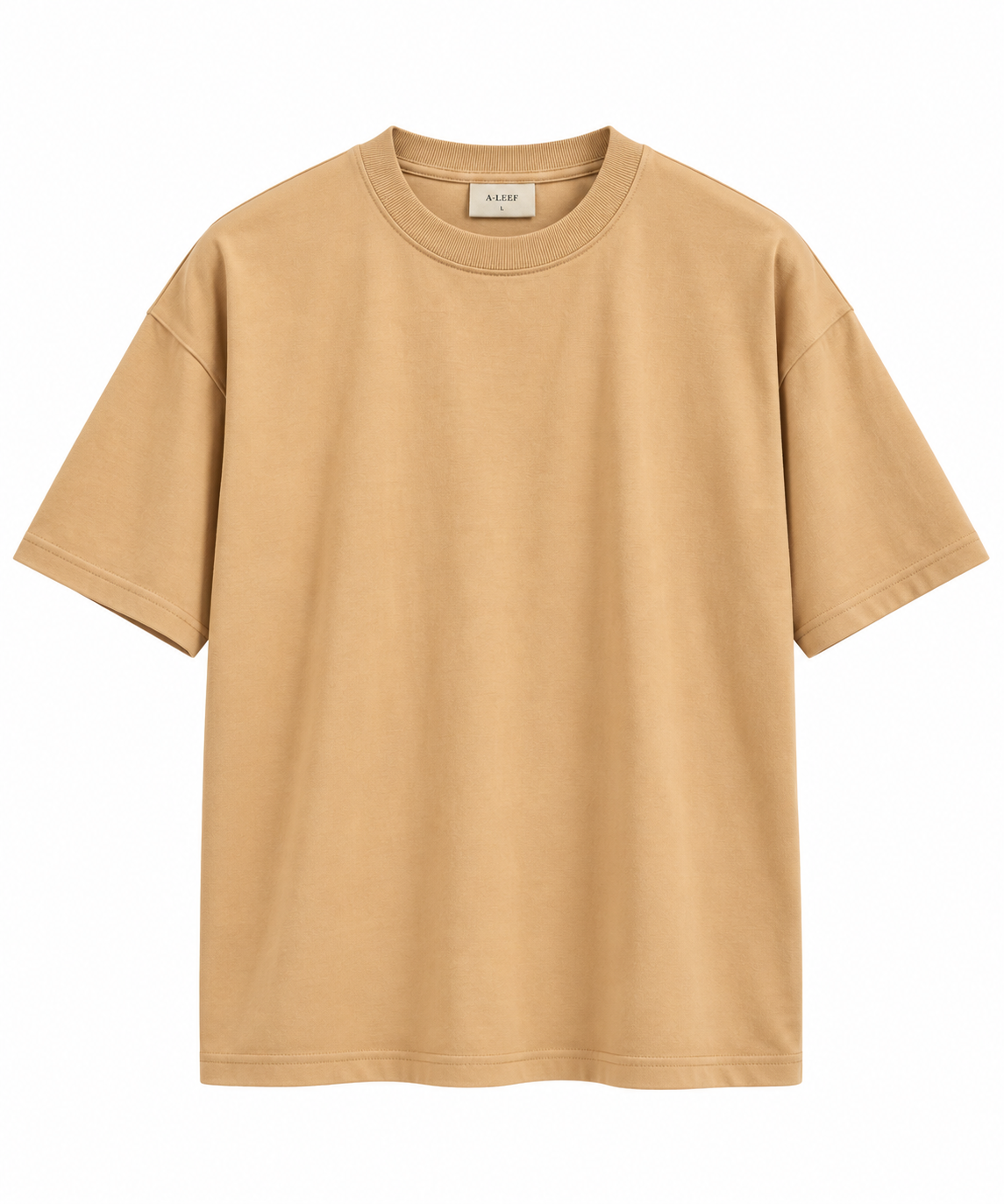 Oversized Premium Cotton T-Shirt – Sand